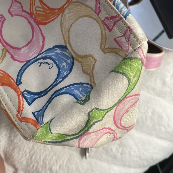 ❤️Coach Hampton Scribble Handbag Vintage - Picture 8 of 16